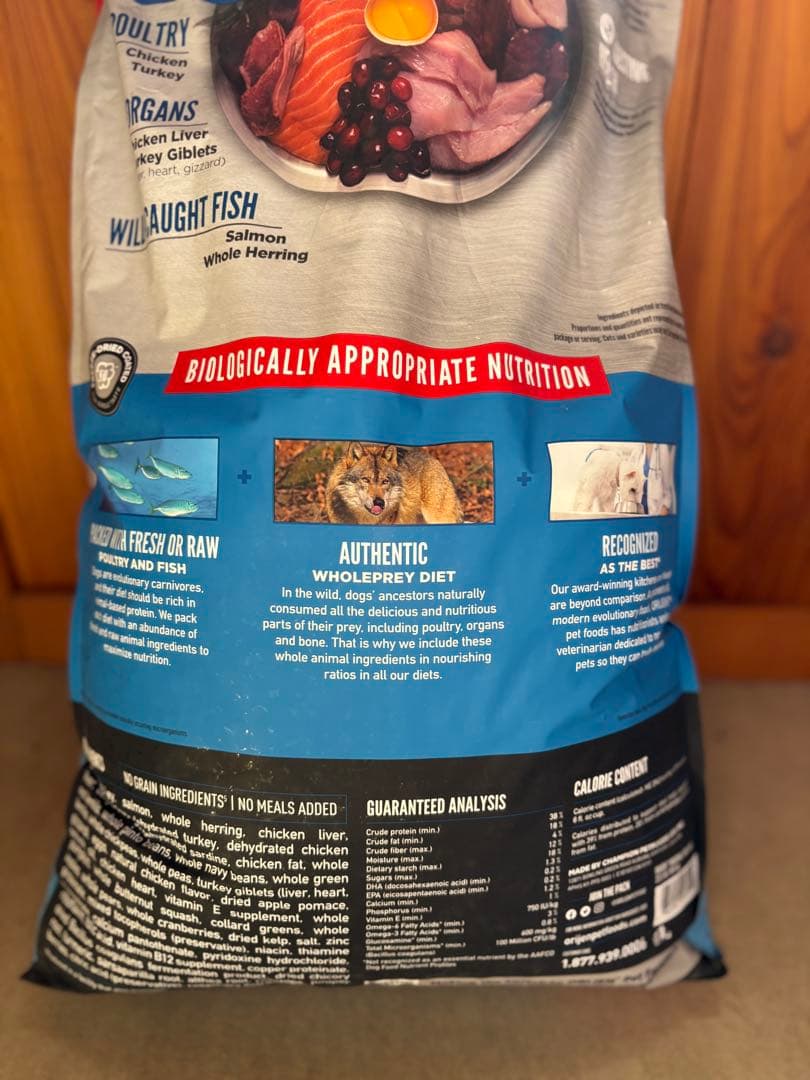 オリジン オリジナル ドッグフード 11.4kg【未開封】