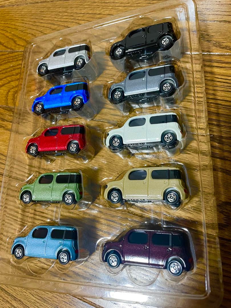 トミカ　日産 ミニカー　セット 10色　キューブ　CUBE タカラトミー　非売品