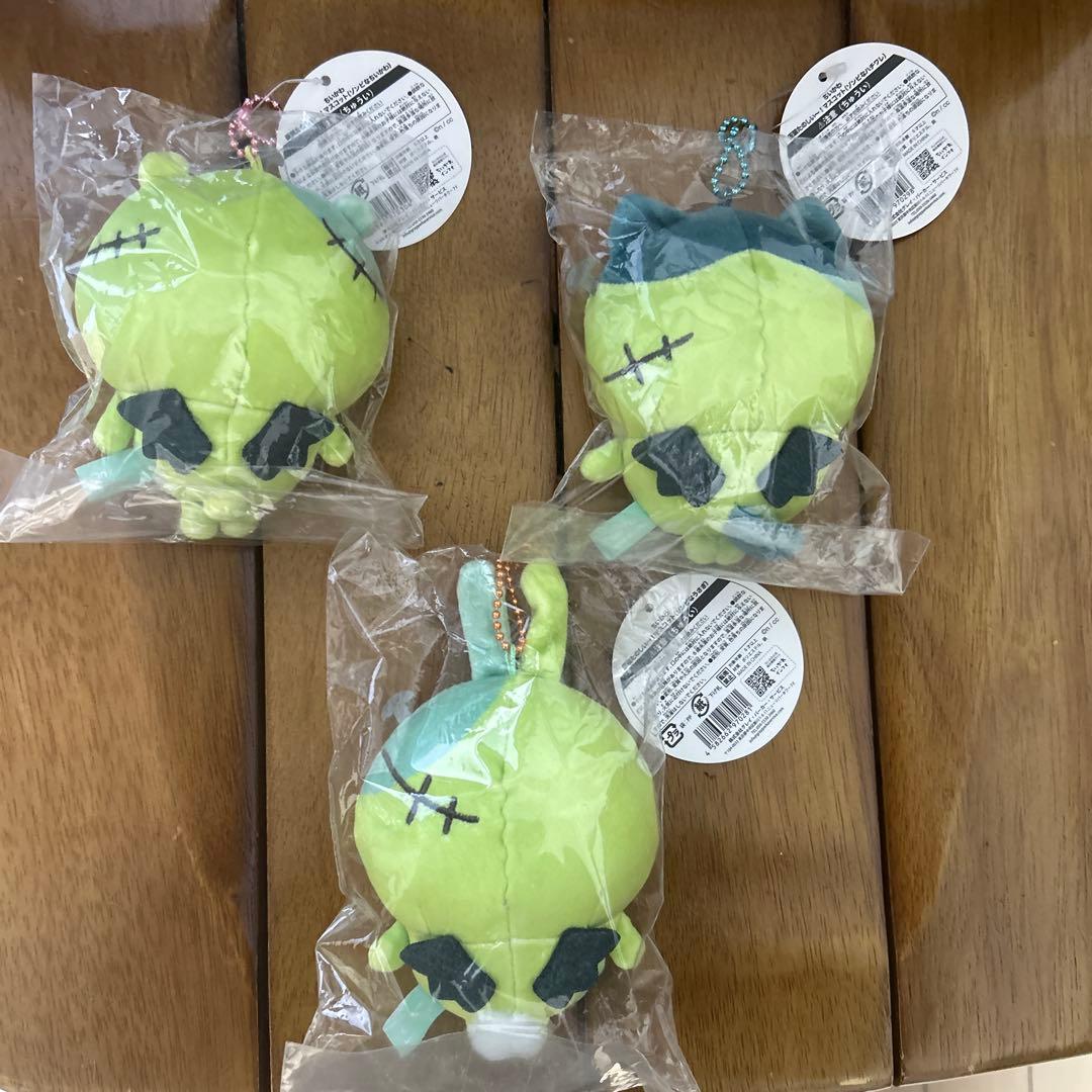 【新品未開封】ちいかわ 仮装たのしい〜！マスコット（ゾンビな） 3種セット