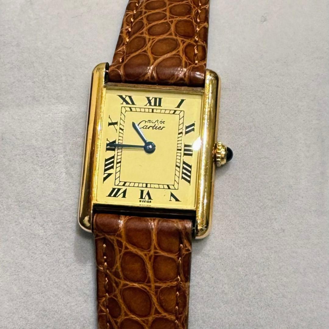 K*y様 Cartier カルティエ マストタンク LM クォーツ 保証書 純正