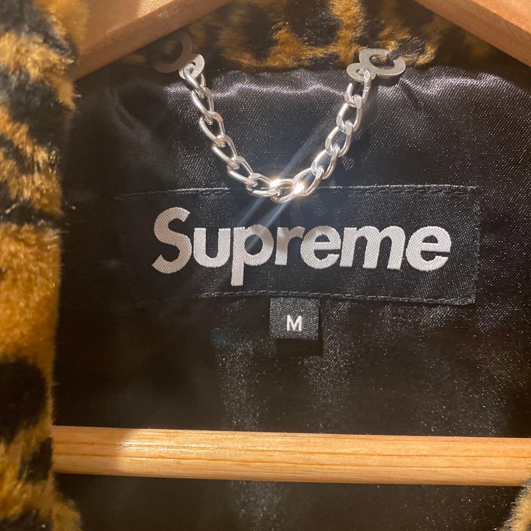 ジャケット・アウター 16AW Supreme Leopard Faux Fur Jacket