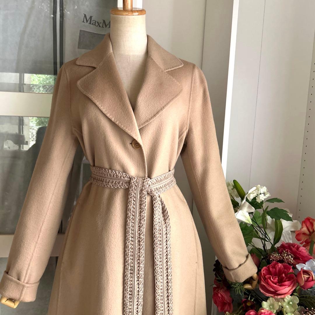 美品　ANTEPRIMA 上質ウール85% カシミヤ15% ロングコート