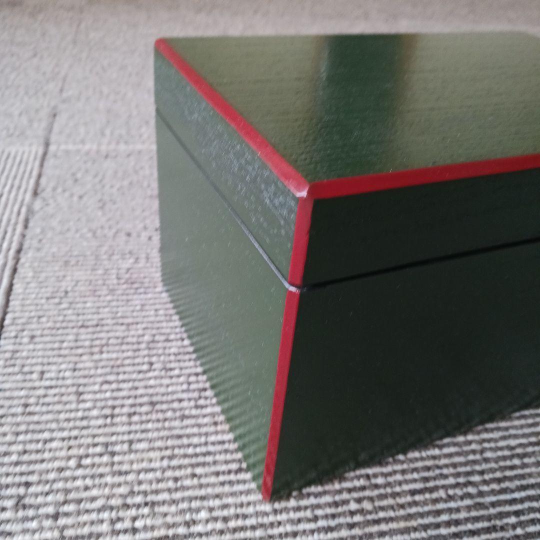 茶道具一式 深緑色茶箱　野点