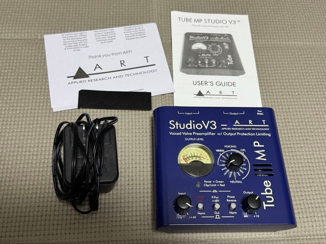 デッドストック 未使用 ART TUBE MP Studio V3 アンプ