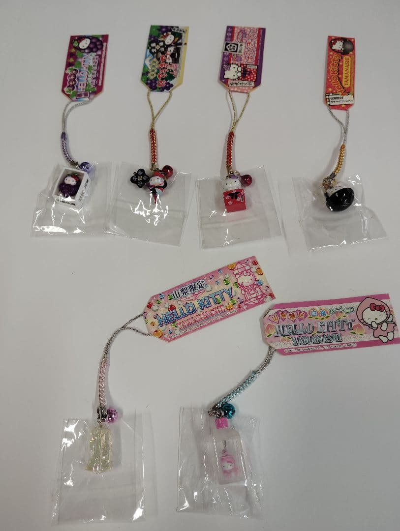 ハローキティ キティ ご当地 根付け ストラップ セット 110個 まとめ売り