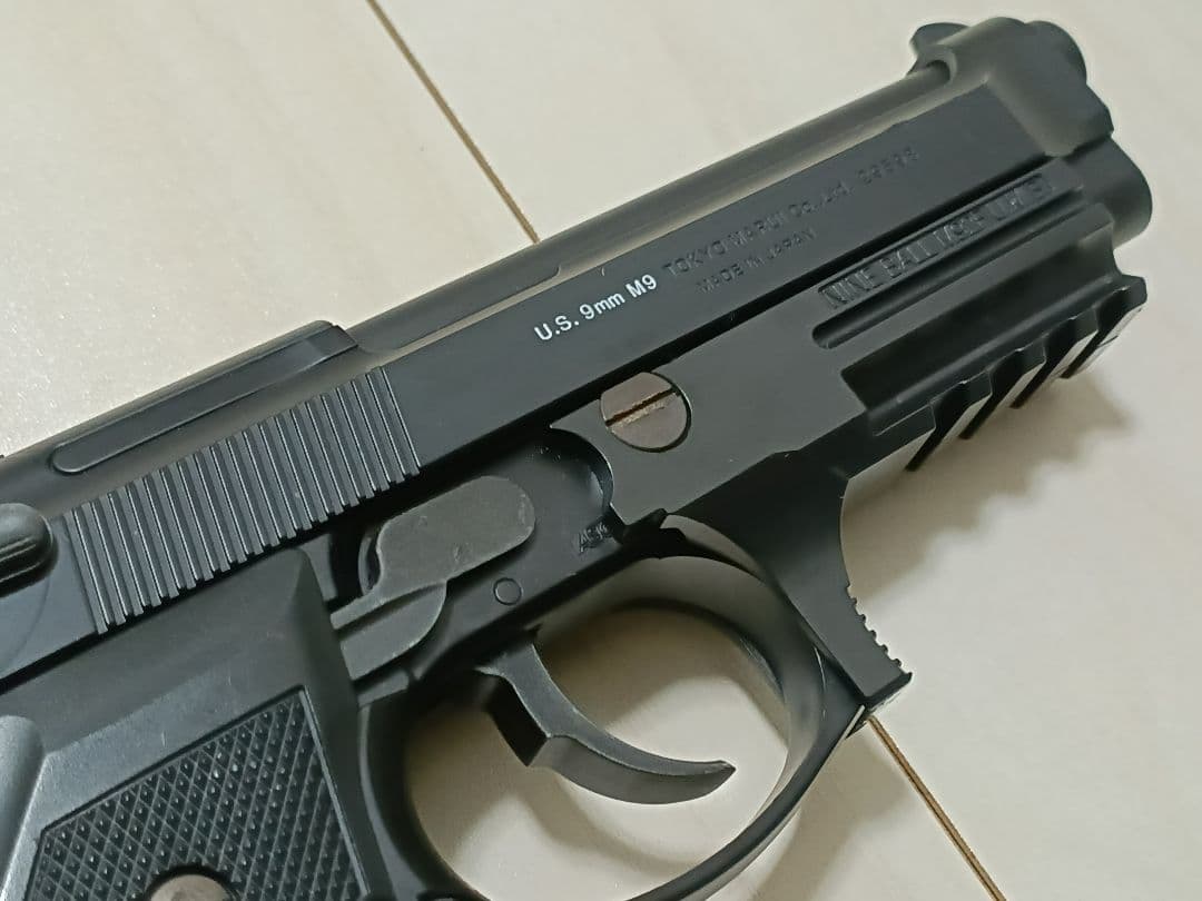 【中古品】東京マルイ ガスガン「M92Fミリタリーモデル」＋アンダーレール装備