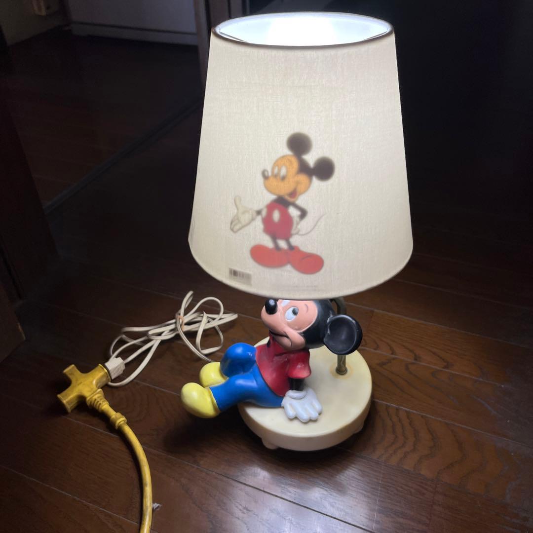 ミッキーマウス　ランプ　1970年代　ビンテージ