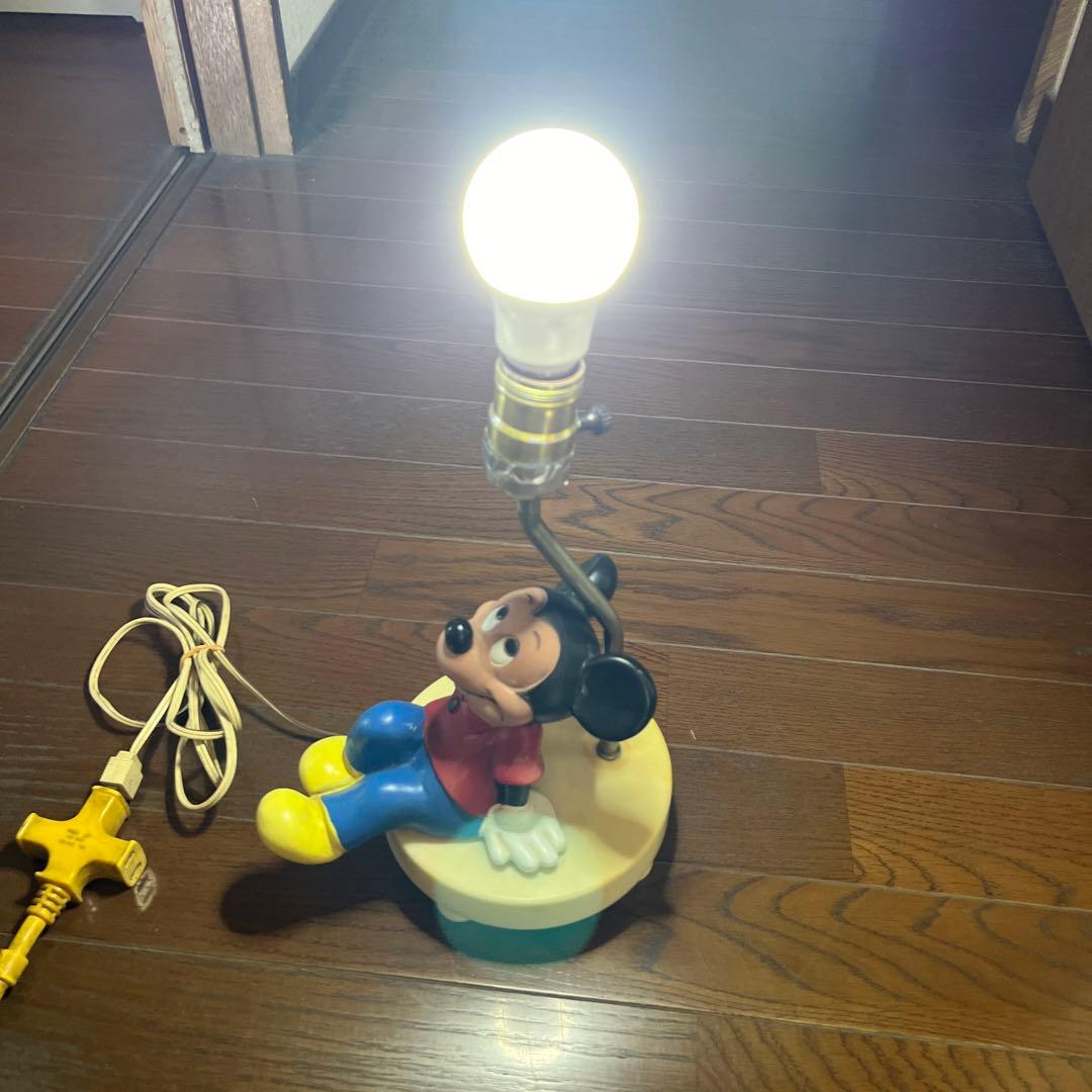 ミッキーマウス　ランプ　1970年代　ビンテージ