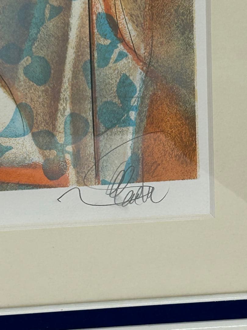 ジャン=バティスト・バラディエ 絵画　人物画 リトグラフ 裸婦画 サイン有り