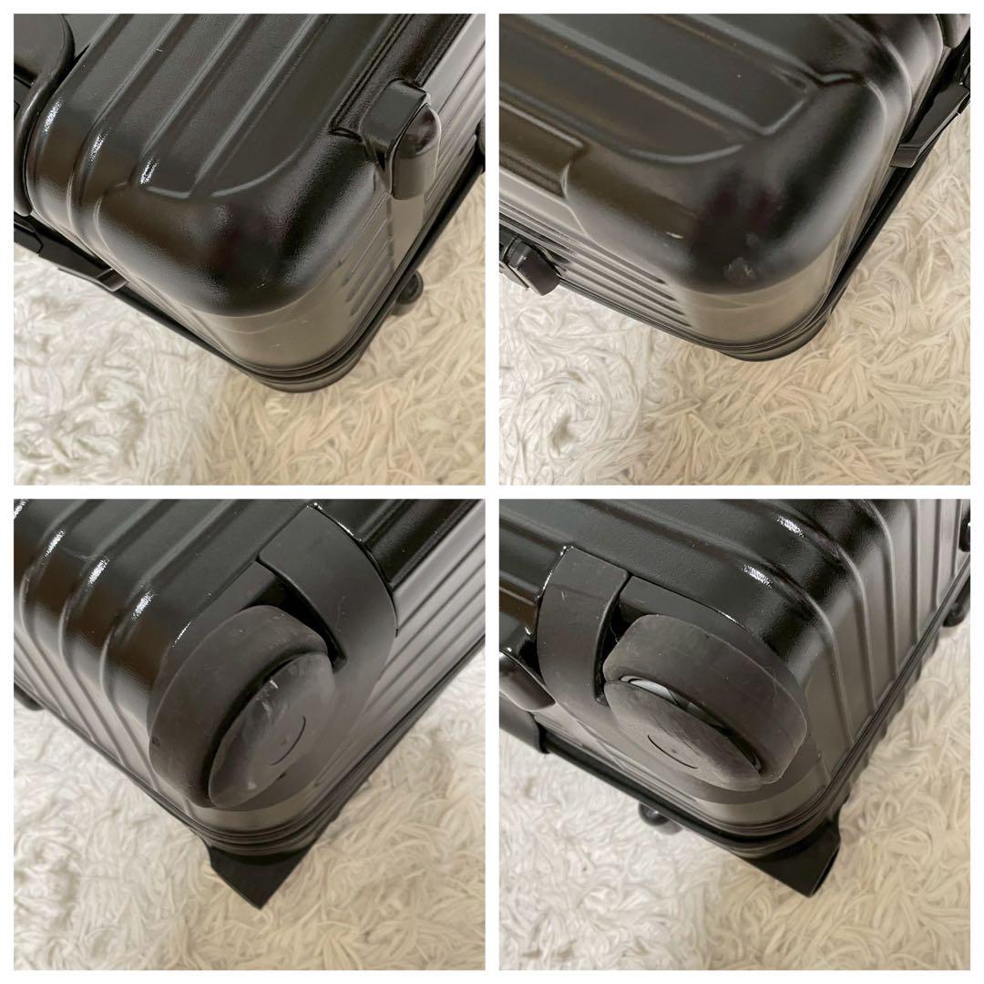 美品　リモワ　サルサ　63L トロリー　キャリーケース　2輪　ブラック
