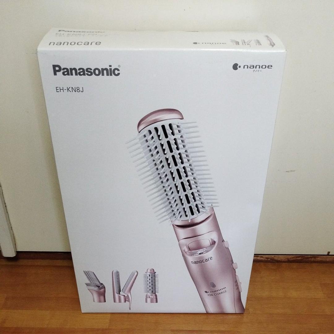新品■Panasonic EH-KN8J-PN くるくるドライヤー