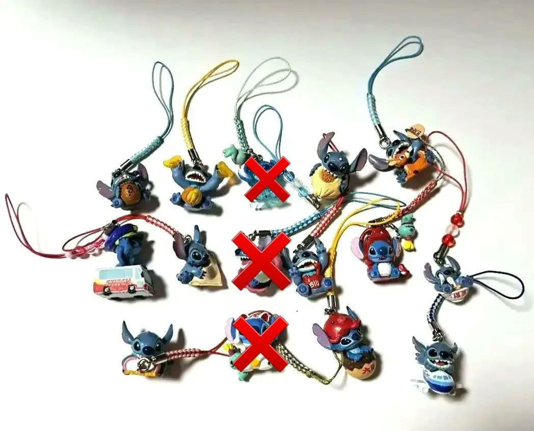 ディズニー スティッチ ご当地 ストラップ　12点セット