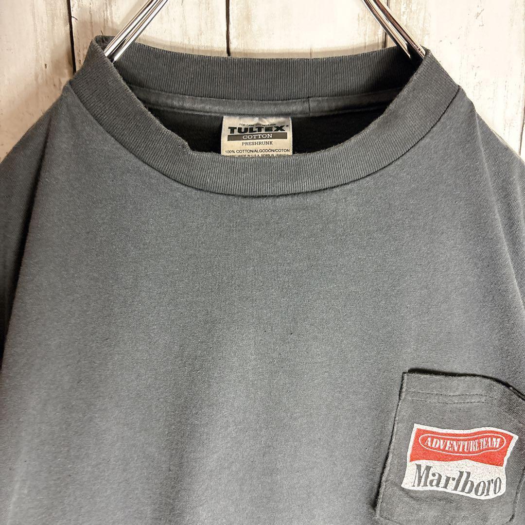 Marlboro マルボロ tシャツ スネークパス 両面 USA製 XL▲□