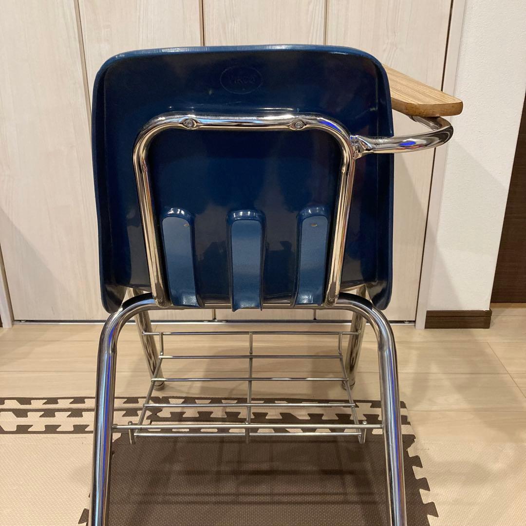 希少　VIRCO ヴァルコ スクール　デスク＆チェア一　学習机　ビンテージ