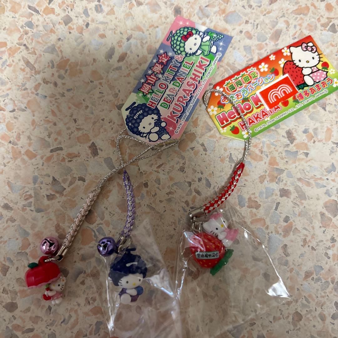 ご当地キティ　ぶどう　いちご　りんご