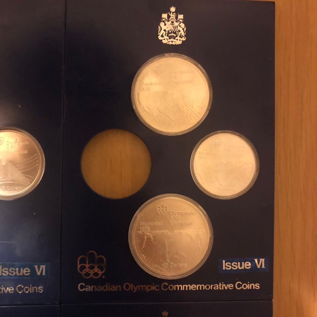 1976年　カナダオリンピック　モントリオール　記念セット　銀貨