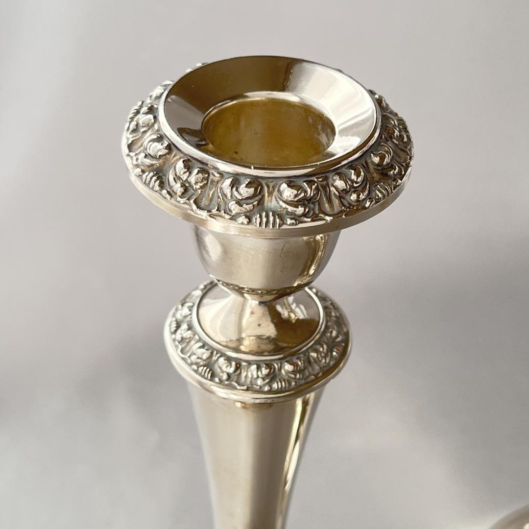 【IANTHE】薔薇のキャンドルスタンド ペア シングルスタンド