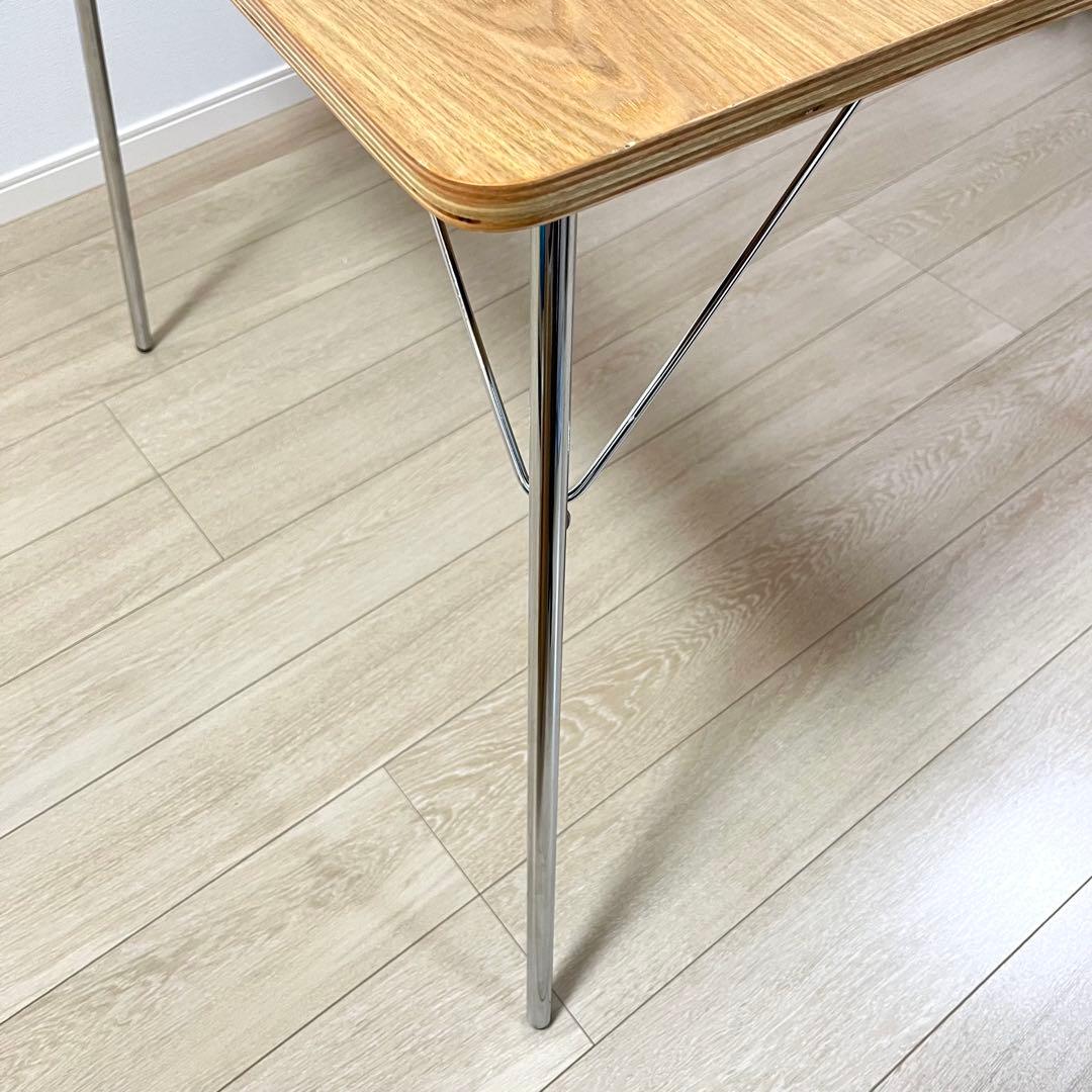 (つ27)イームズ 折りたたみ式 ダイニングテーブル DTM-2 正方形