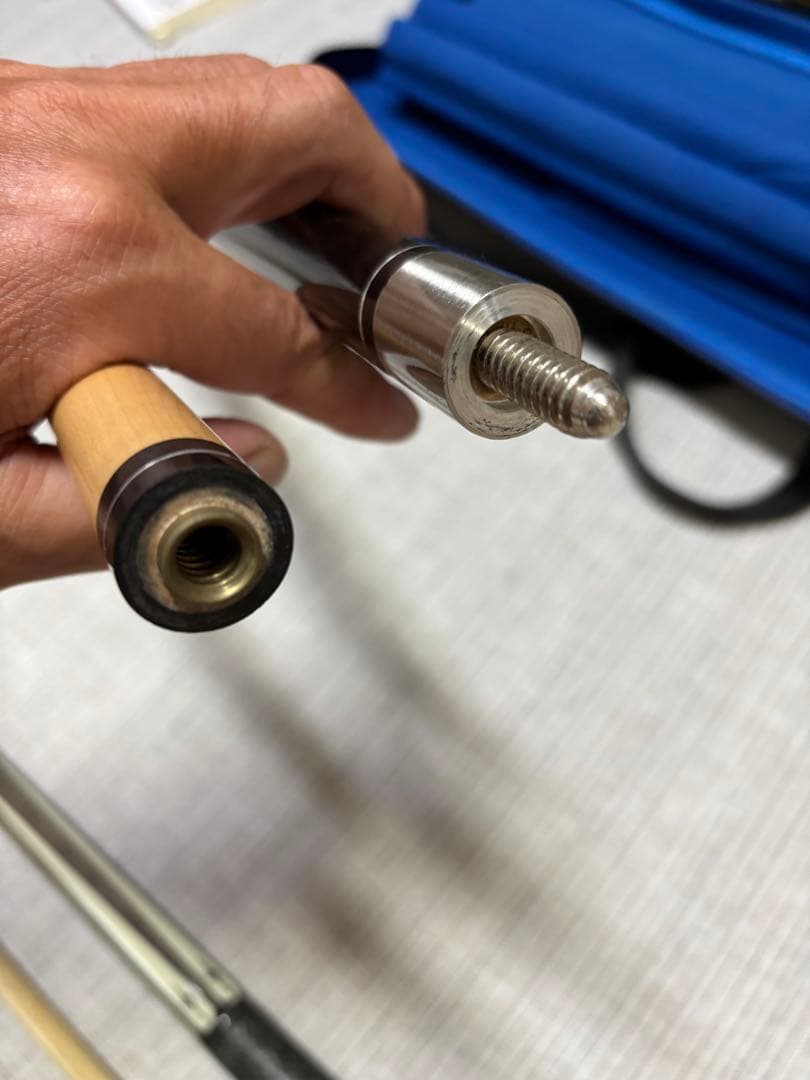 FURY cuesoul ビリヤードキュー2本セットと付属品