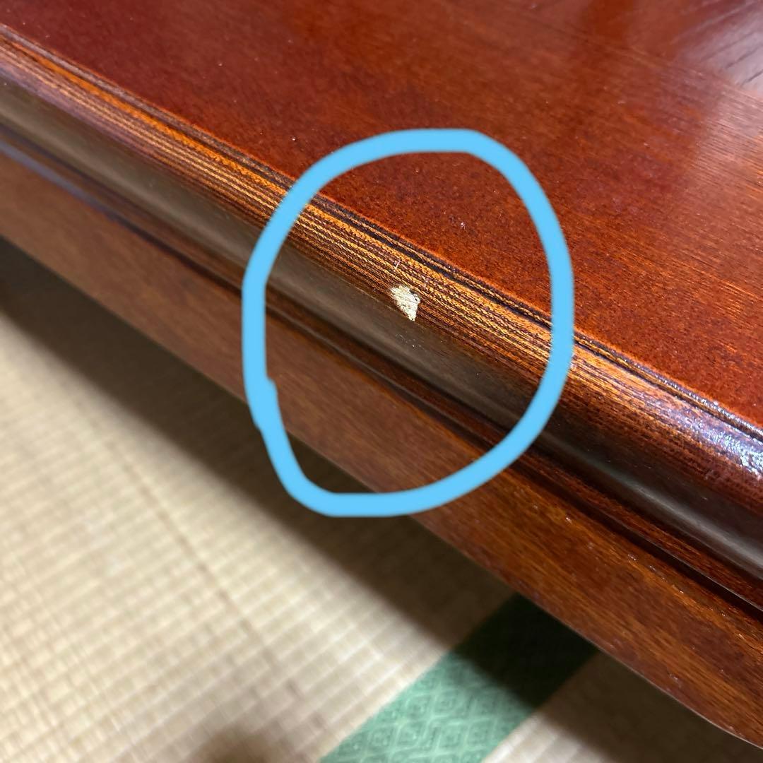 木製　茶色座卓 長方形 149x89 たのメル便