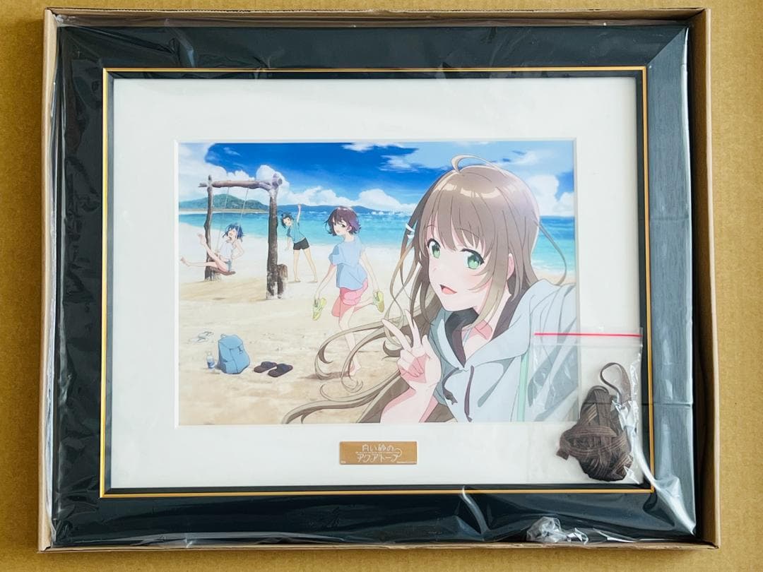 白い砂のアクアトープ　南城市ふるさと納税返礼品　描き下ろしキャラファイングラフ