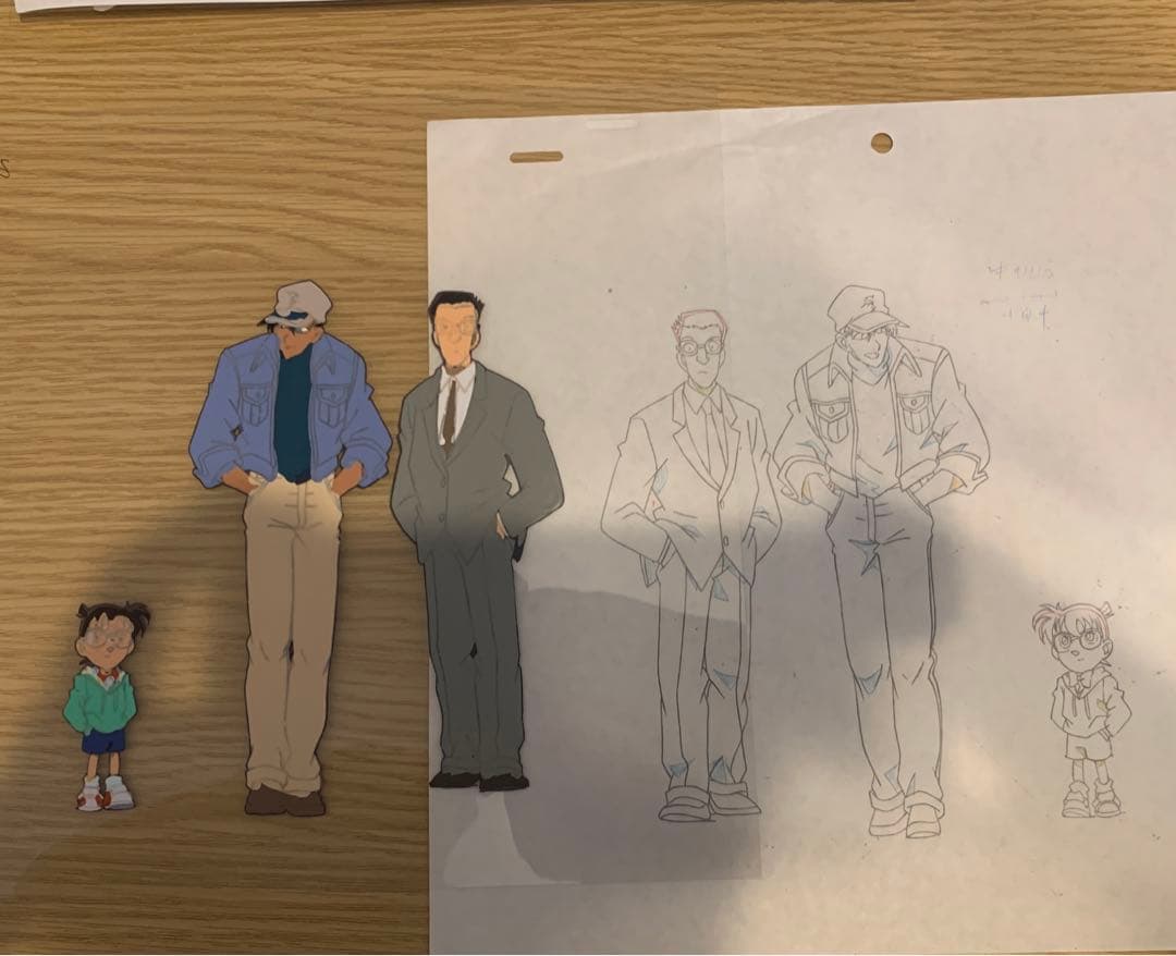 【名シーン】名探偵コナン セル画 坂田刑事＆服部平次＆コナン（動画付き）