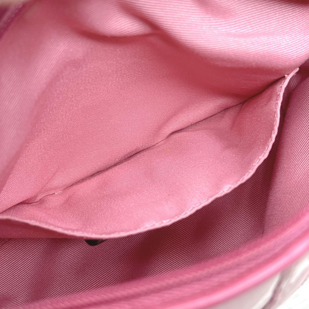 COACH シグネチャー ピンク アクセサリーポーチワンショルダー　y2k