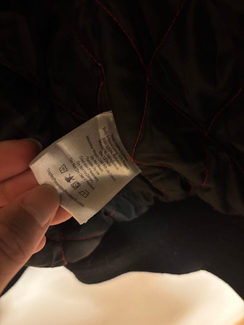 Snap-on フード付きジャケット ブラック