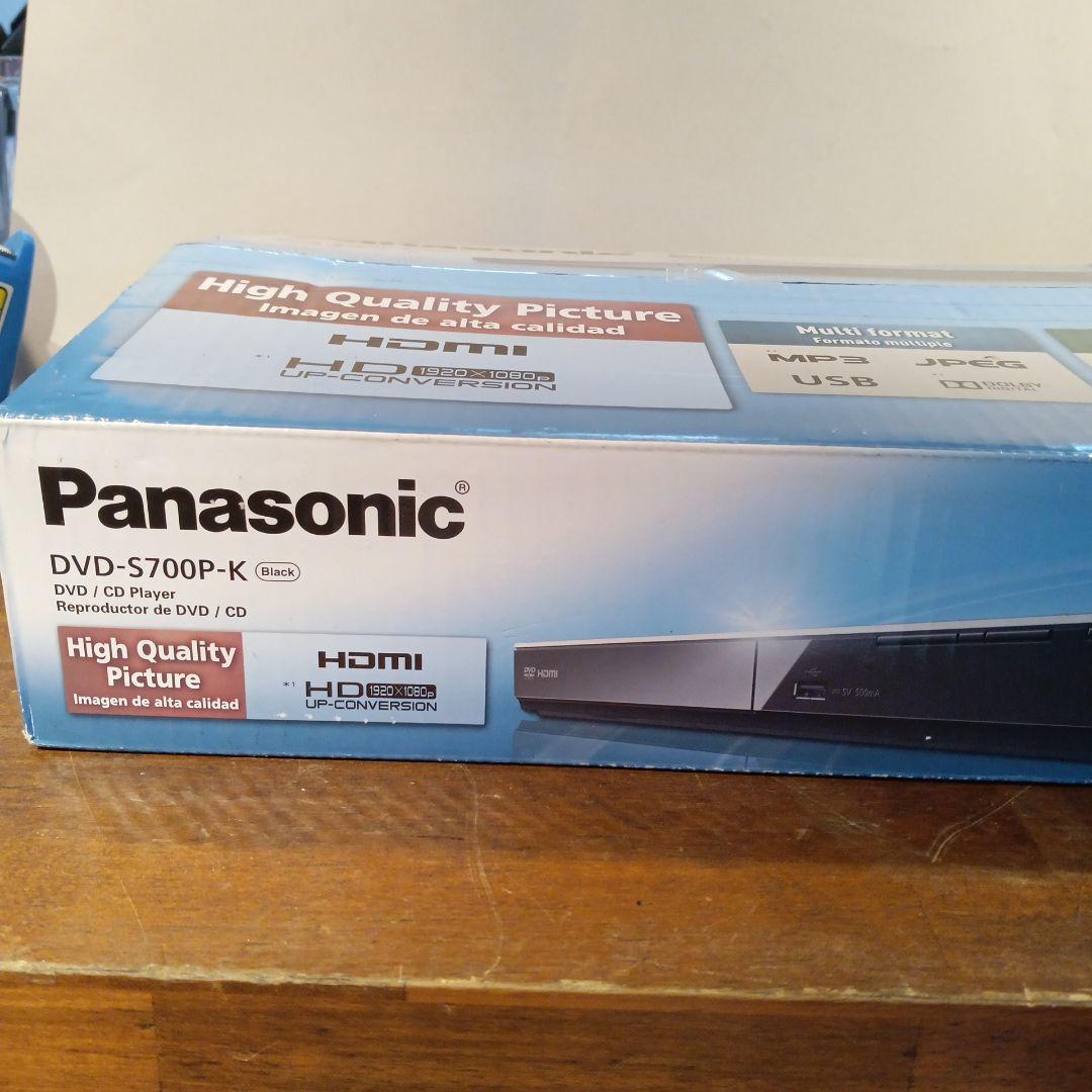 Panasonic リージョンフリー　DVDプレーヤー　DVD-S700P-K