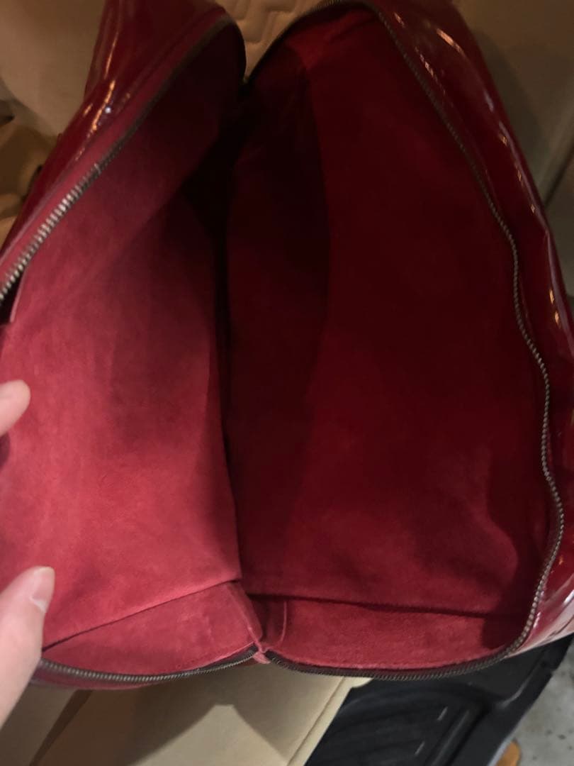 miumiu ミウミウワインレッド ハンドバッグ