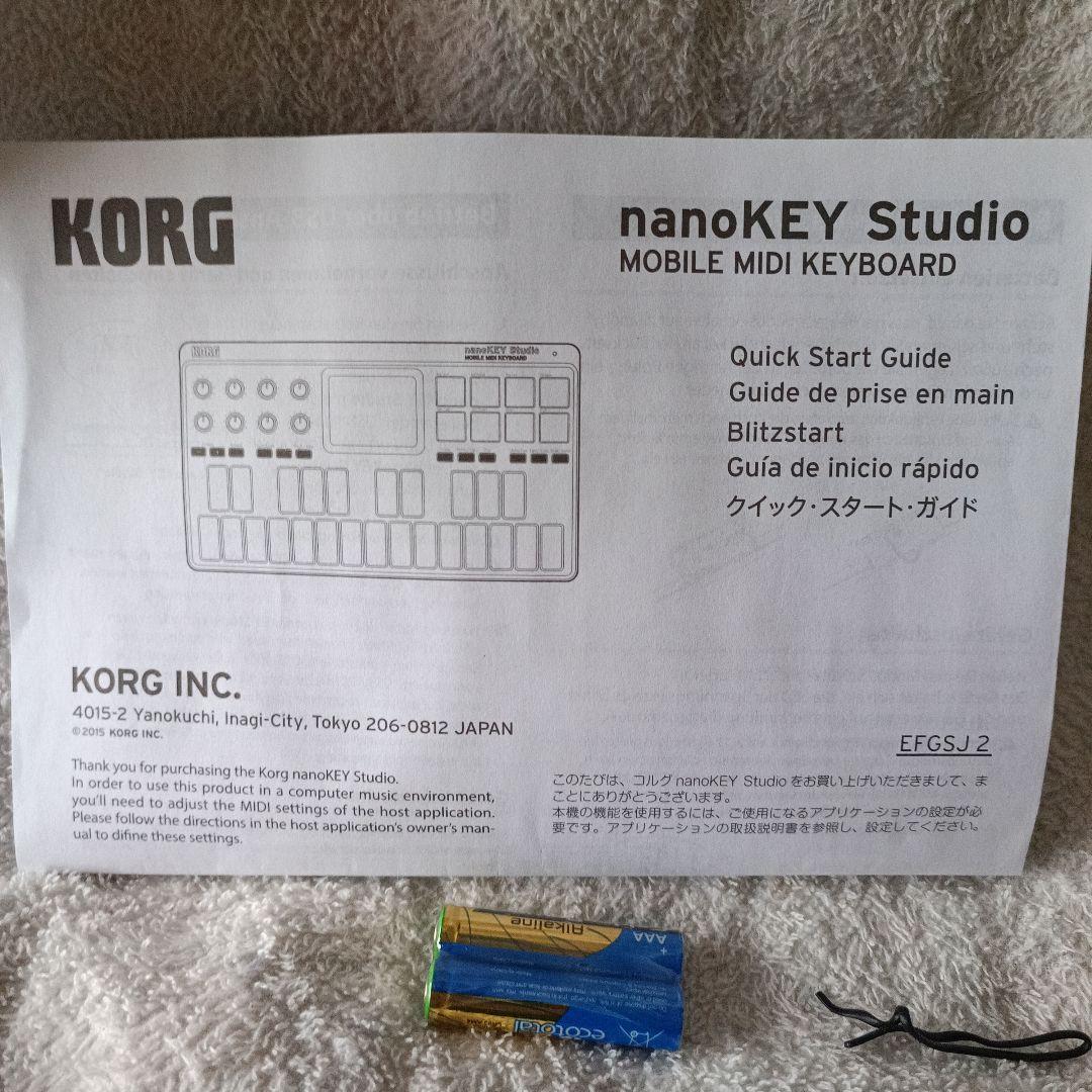 ほぼ未使用 KORG nanoKEY Studio