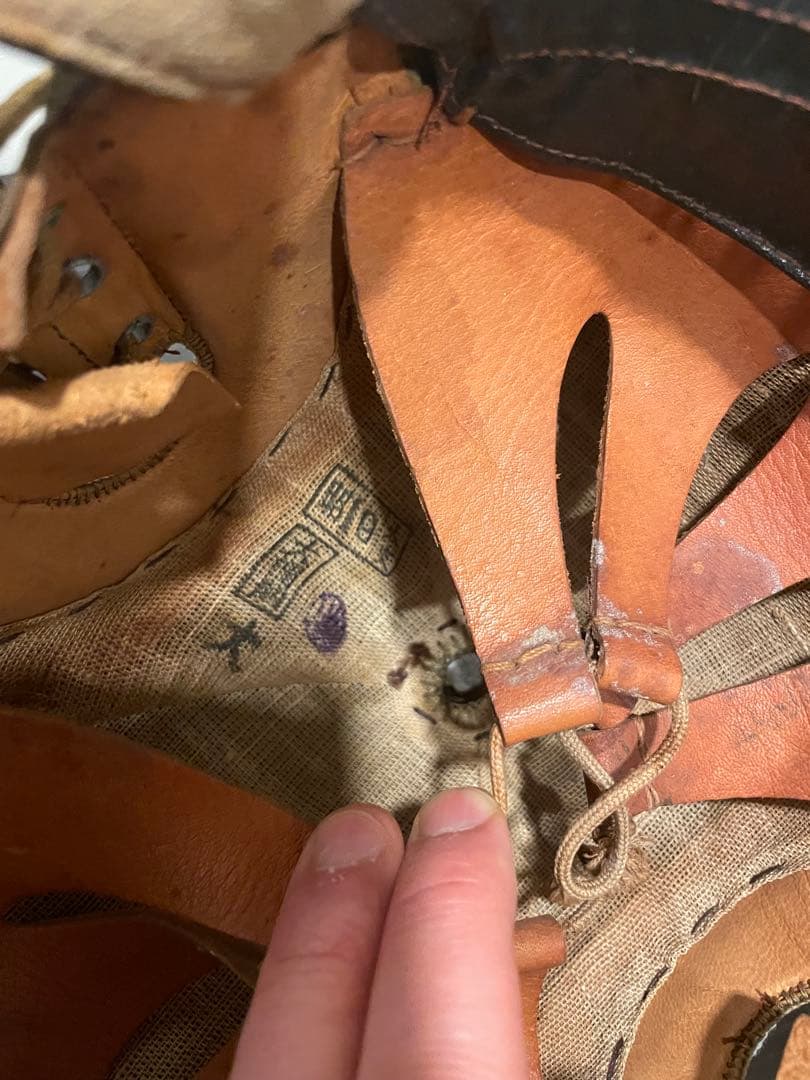 曹*集様 希少価値大！昭和19年製　旧日本陸軍戦車帽　夏用　大号