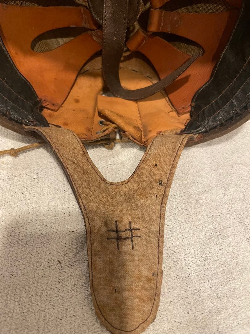 曹*集様 希少価値大！昭和19年製　旧日本陸軍戦車帽　夏用　大号