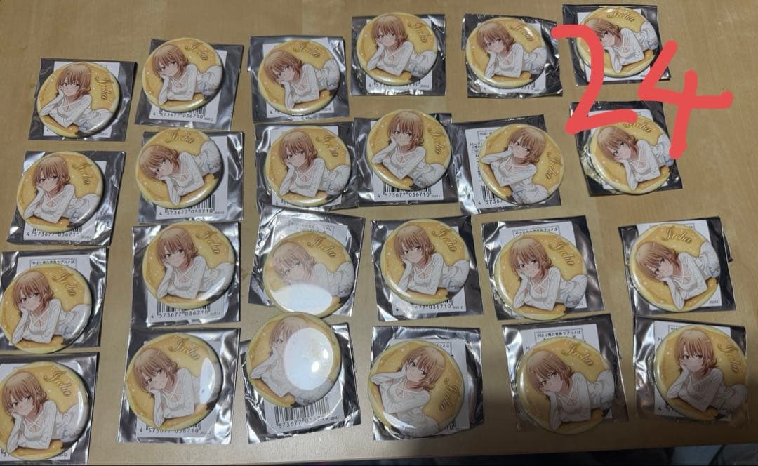 俺ガイル 一色いろは トレーディング缶バッジ×24
