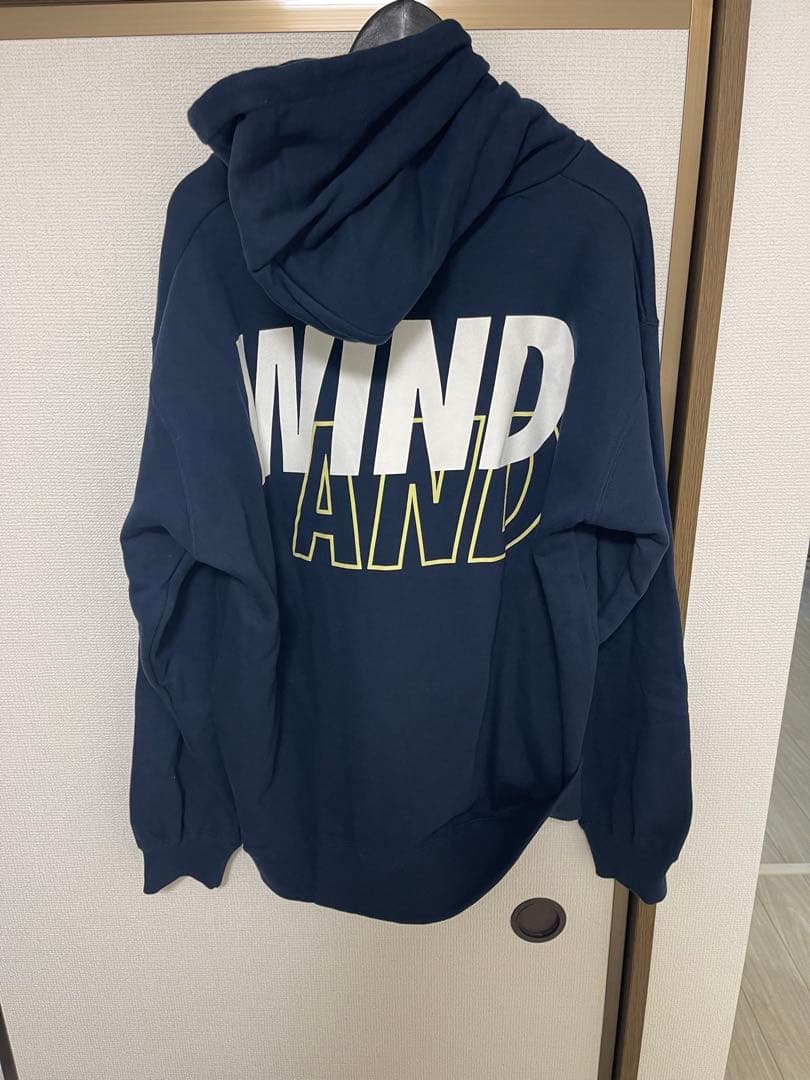 WIND AND SEA ネイビー パーカーXL