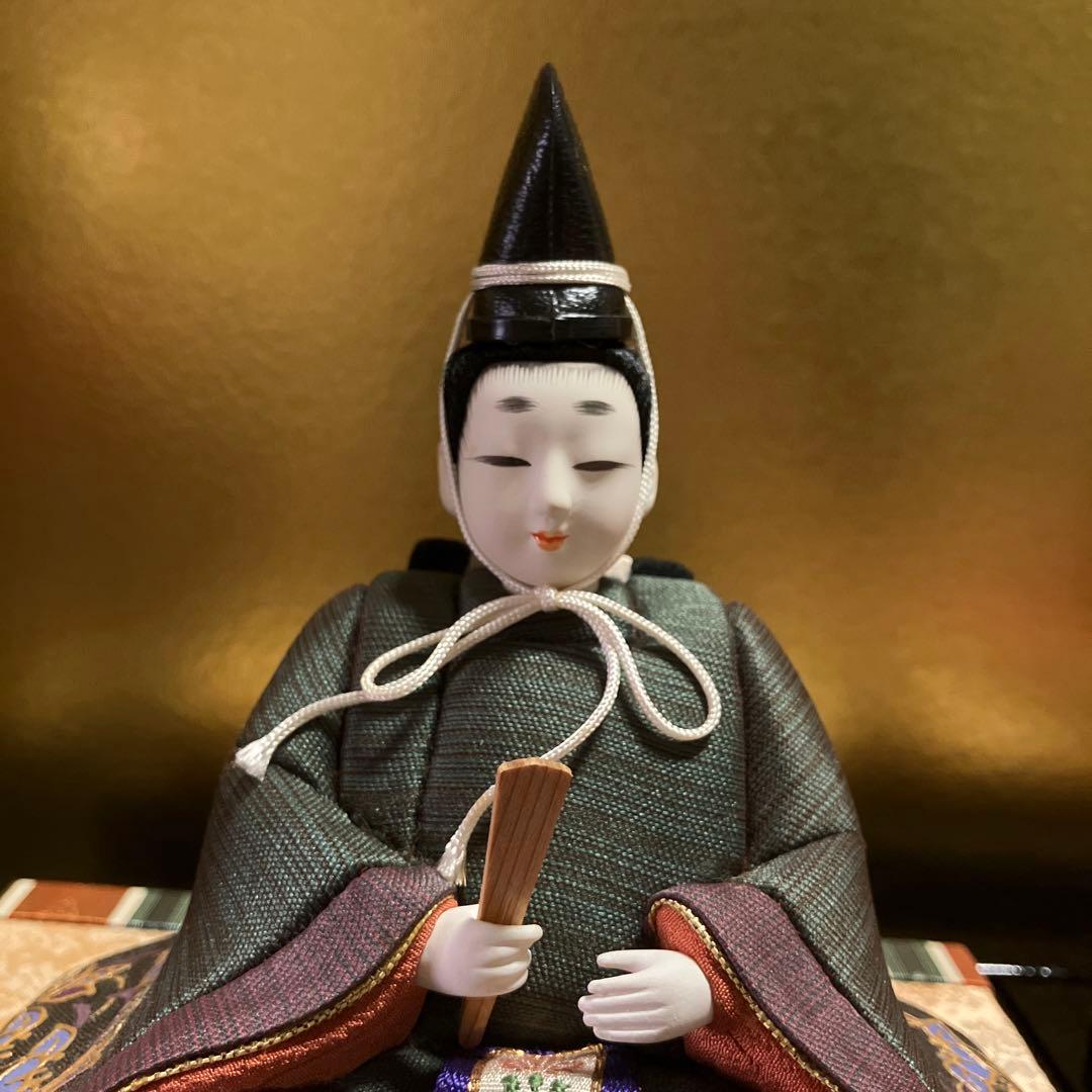 木目込 賀民雛 明日香 花雲斉 玉秀 ひな人形 雛人形 親王飾り