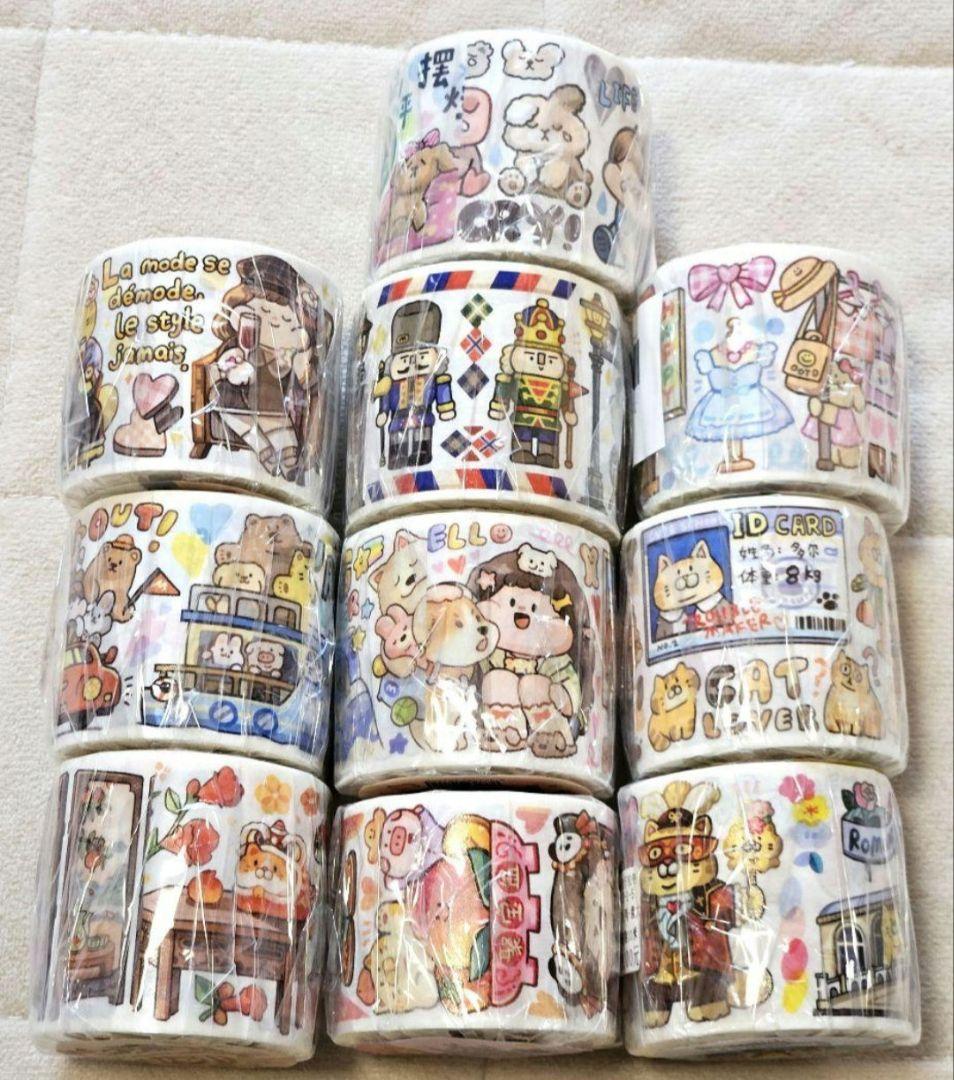 【15日まで限定値下げ 新品、未使用】meatball　マスキングテープ　10点