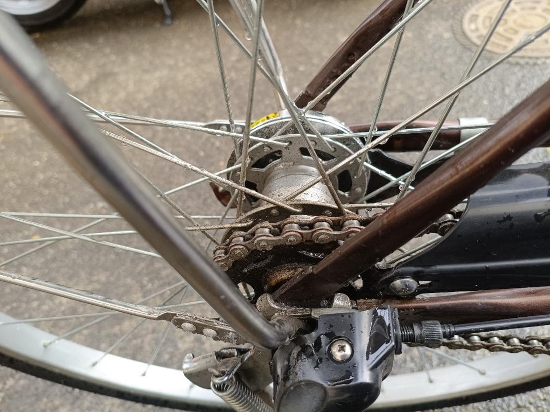 パナソニック電動アシスト自転車 ビビTX 26インチ充電器付／引き取り限定