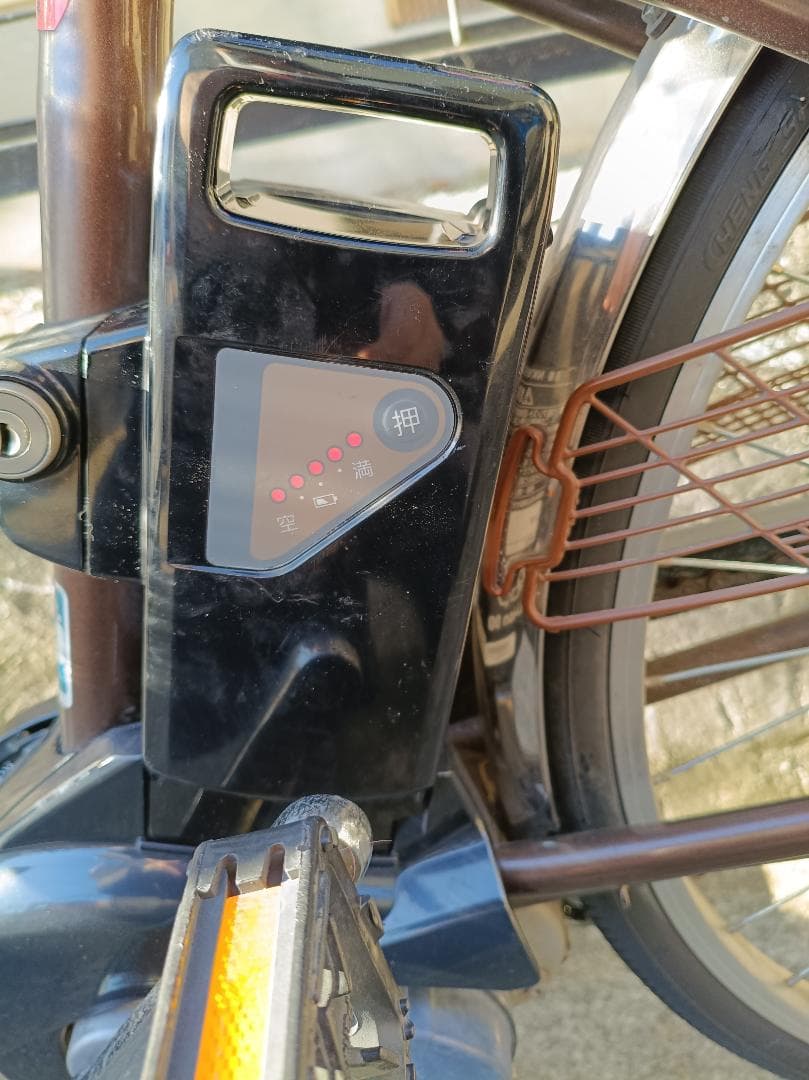 パナソニック電動アシスト自転車 ビビTX 26インチ充電器付／引き取り限定