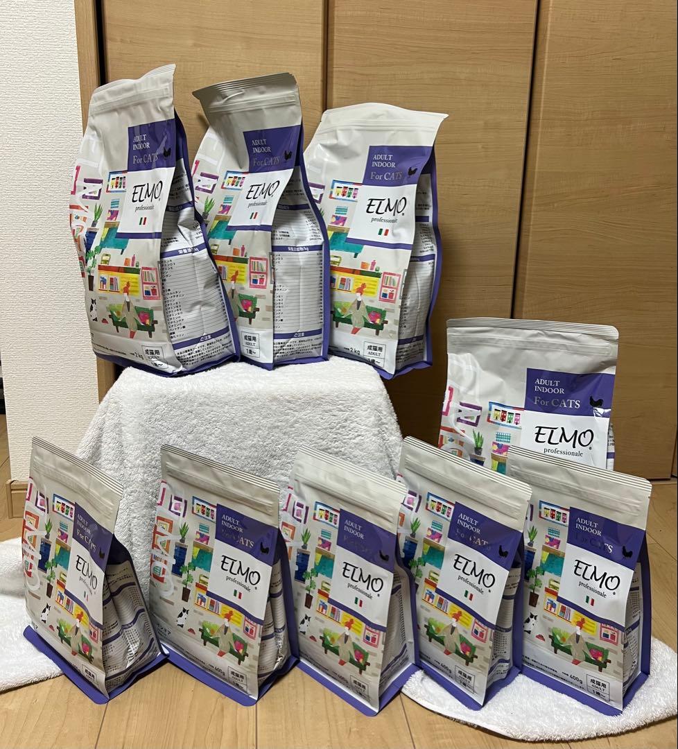 【新品・未開封】ELMO キャットフード インドア　10kg