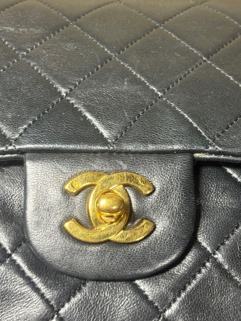 シャネル CHANEL ショルダーバッグ マトラッセ 25 Wチェーン