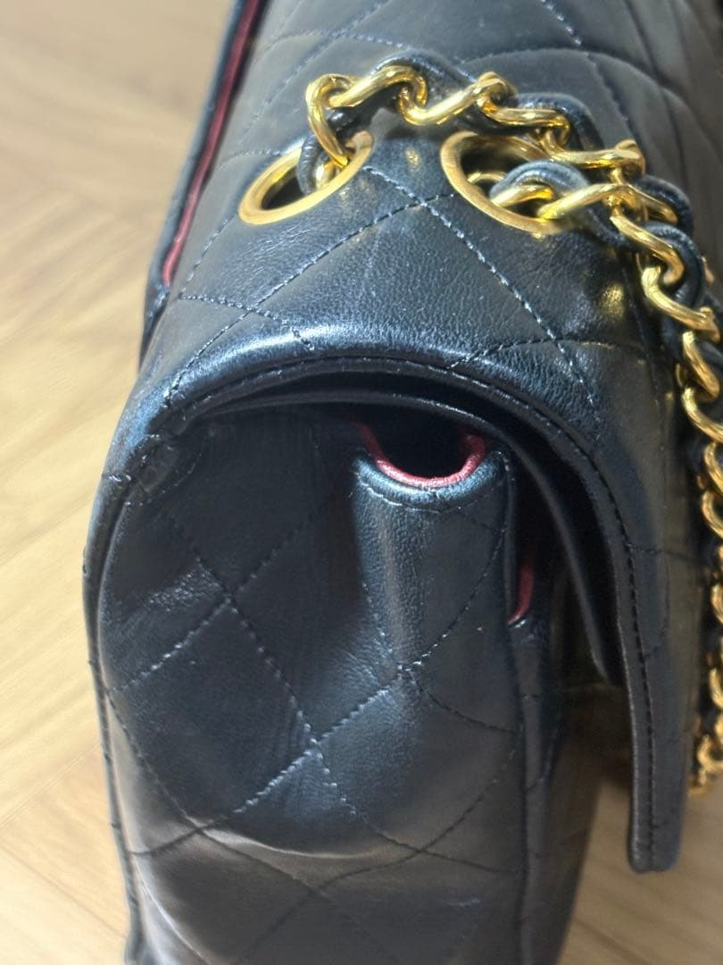 シャネル CHANEL ショルダーバッグ マトラッセ 25 Wチェーン