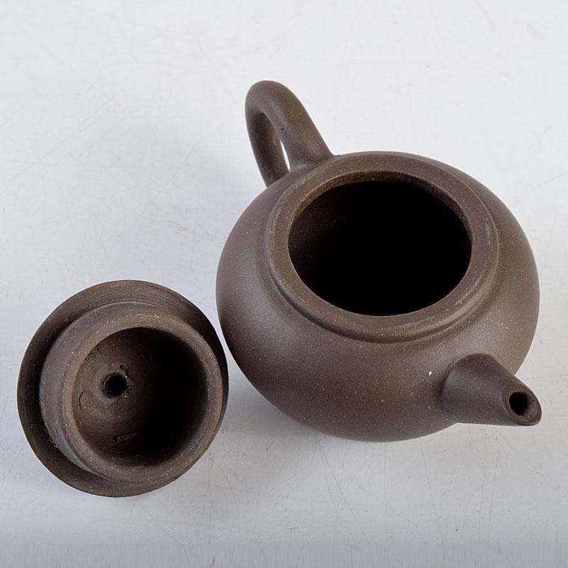 中国　紫砂　紫泥　急須　茶壷　在銘　C　9272