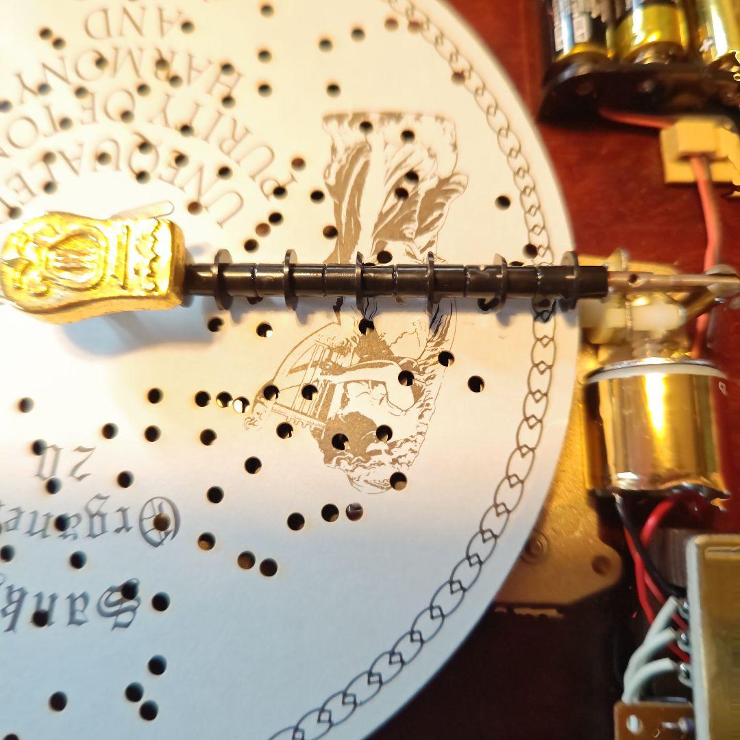 [ジャング品] 木製のディスクオルゴールディスク 5枚付き