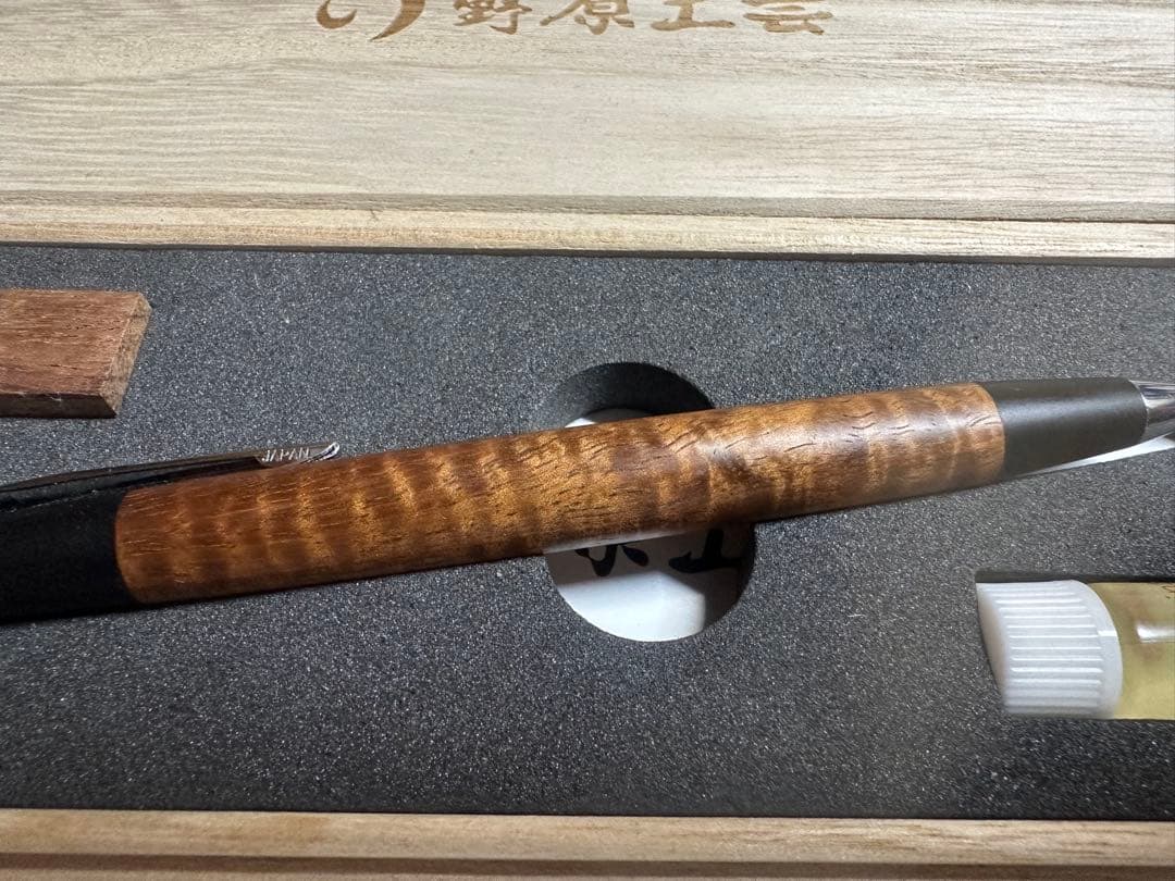 【保証書付き】　ハワイアンコアカーリーのシャープペンシル 野原工芸