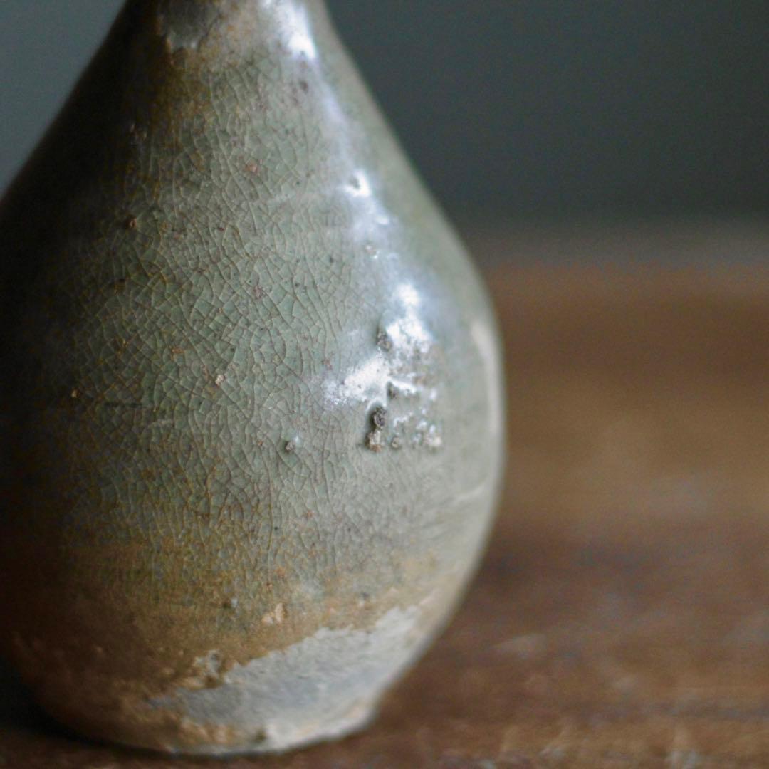 高麗青磁 徳利 容量約200ml 独酌に 古美術 古道具 アンティーク 朝鮮美術