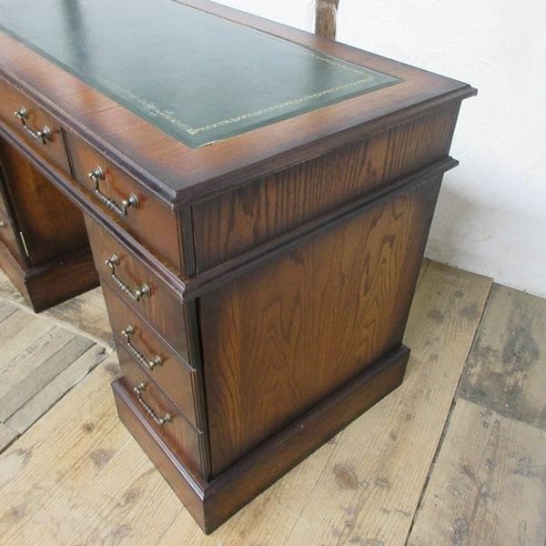 イギリス アンティーク 家具 デスク 机 書類整理 店舗什器 英国 6961d