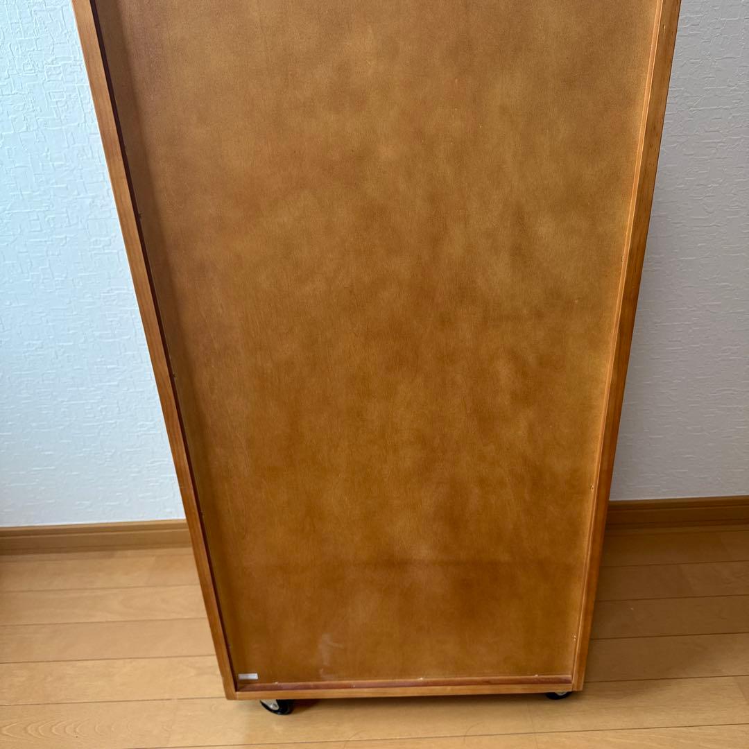 キャスター付きヴィンテージ調多段チェスト　幅47.5
