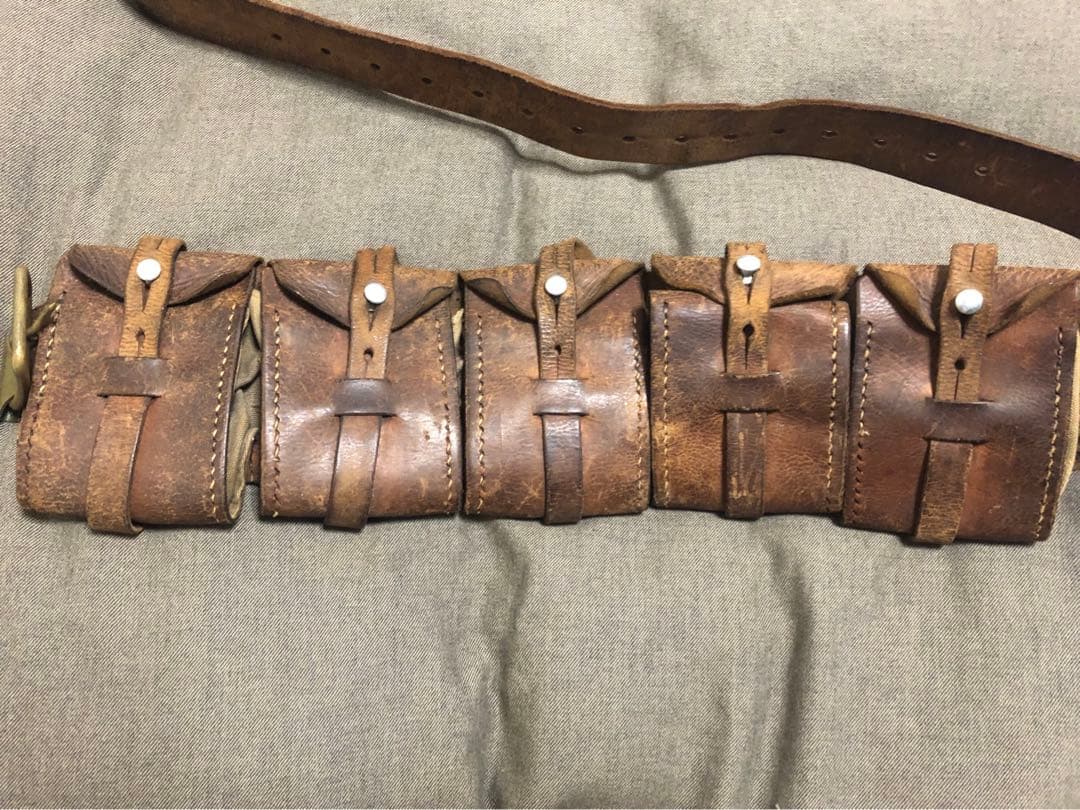 ビンテージ バンダリア カオスポーチ スウェーデン軍　ミリタリー5連