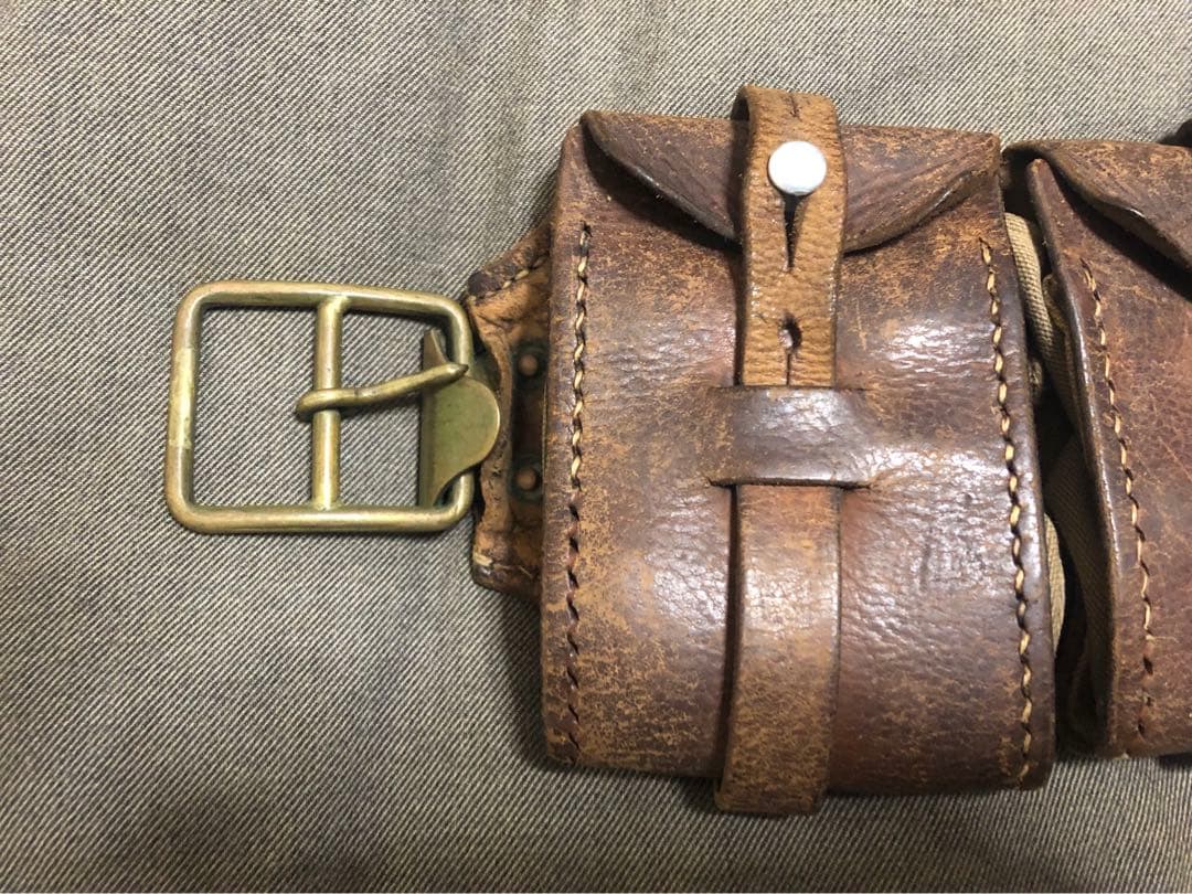 ビンテージ バンダリア カオスポーチ スウェーデン軍　ミリタリー5連